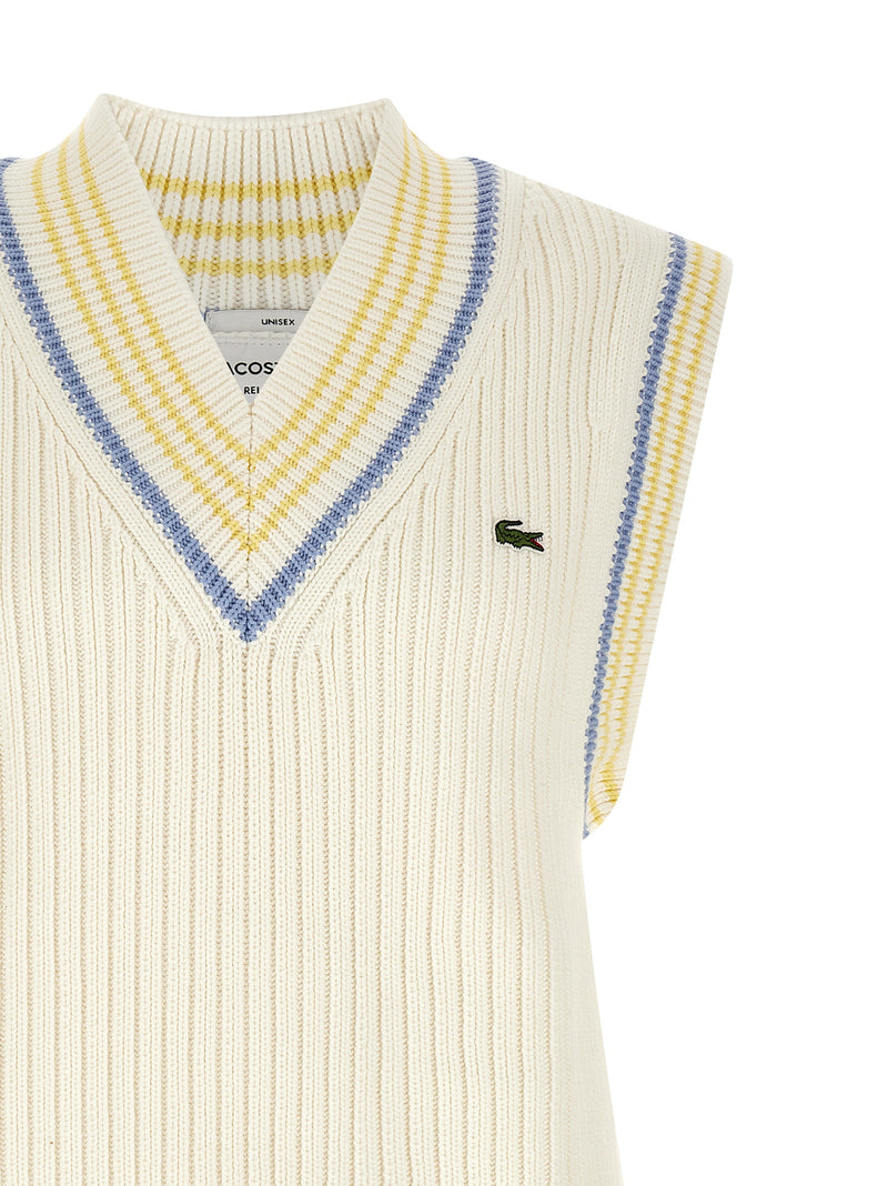 Lacoste Thick Knit Vest | Urbalenti™ NYC
