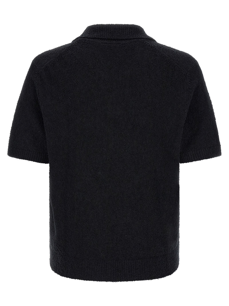 Lacoste Lacoste Bouclé Knitted Polo Shirt