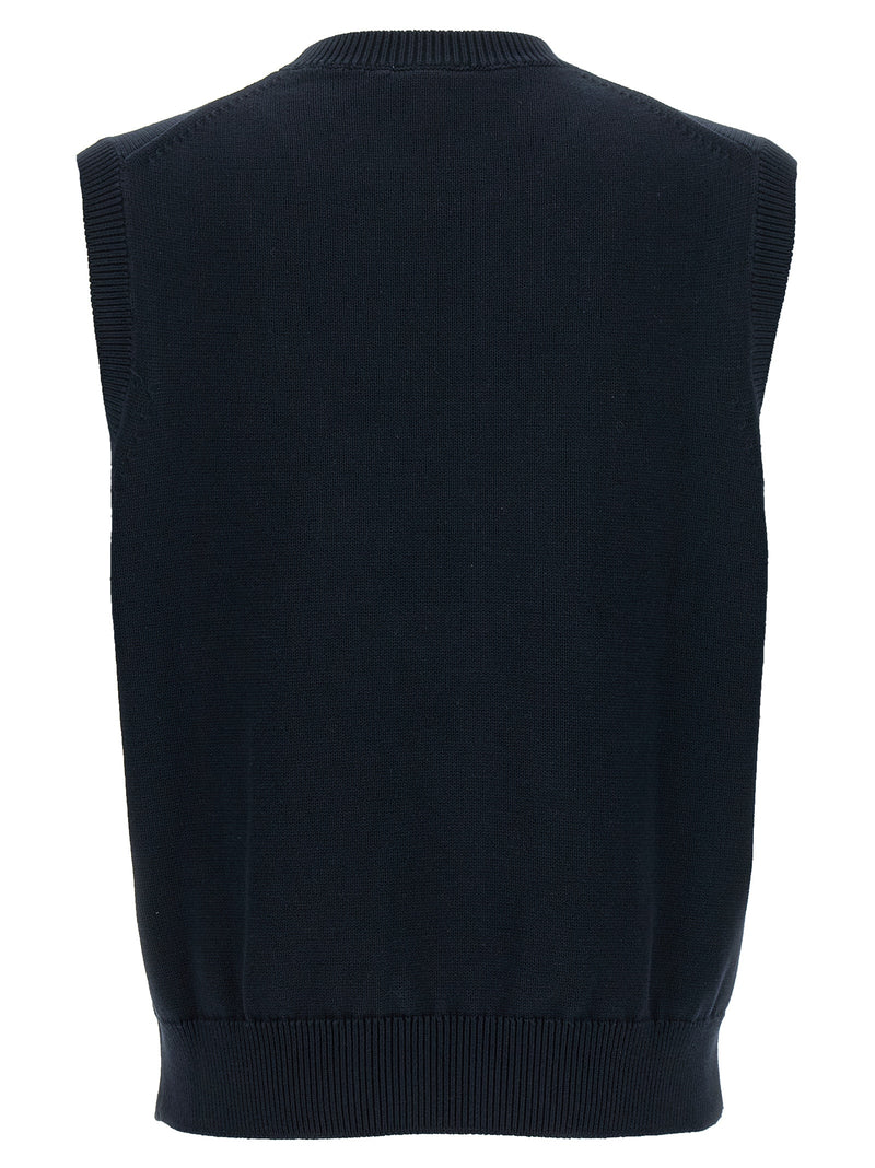 Lacoste Jacquard Cotton Vest | Urbalenti™ NYC
