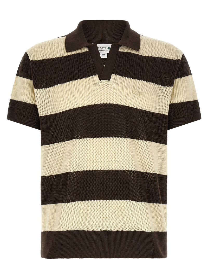 Lacoste Chain Stitch Polo Shirt | Urbalenti™ NYC