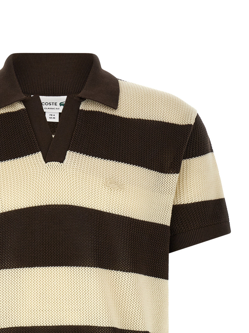 Lacoste Chain Stitch Polo Shirt | Urbalenti™ NYC