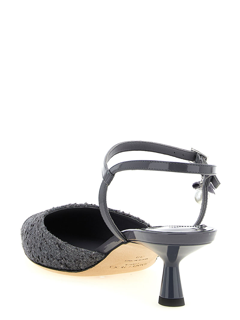 Jimmy Choo Aren Slingback - Patent Leather Pointed Toe - Style APHITE | URBALENTI™