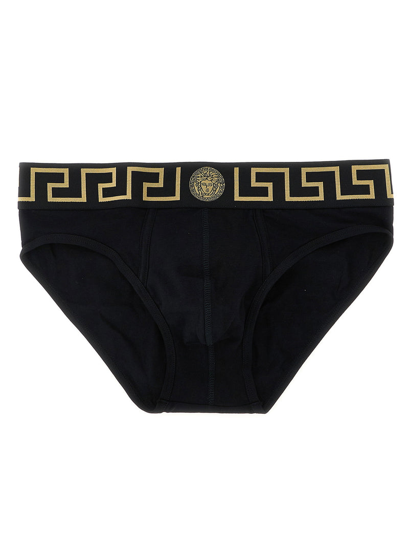 Versace Versace 2-pack Briefs With Greca Pattern