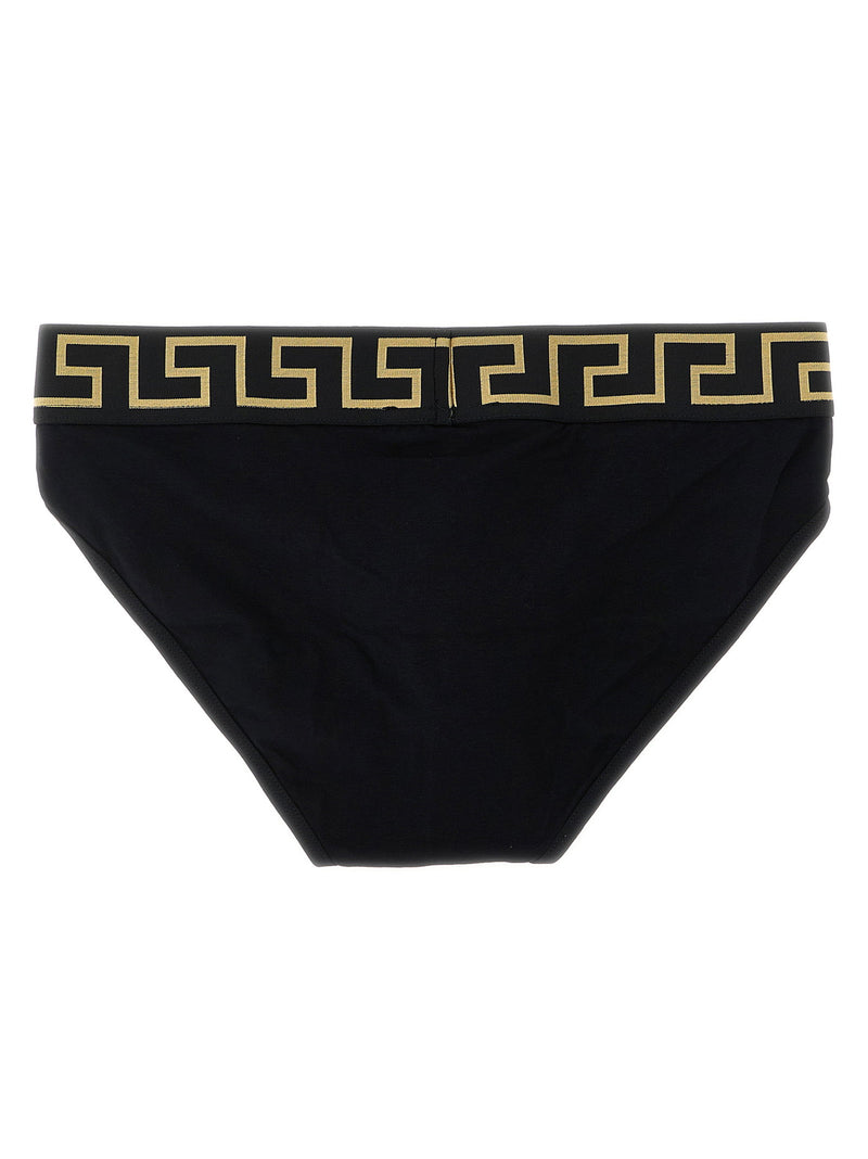 Versace Versace 2-pack Briefs With Greca Pattern