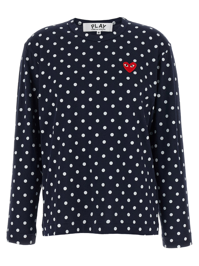 Comme Des Garçons Play Comme Des Garçons Play Red Emblem T-shirt