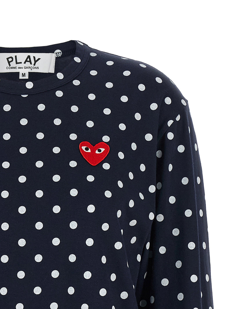 Comme Des Garçons Play Comme Des Garçons Play Red Emblem T-shirt