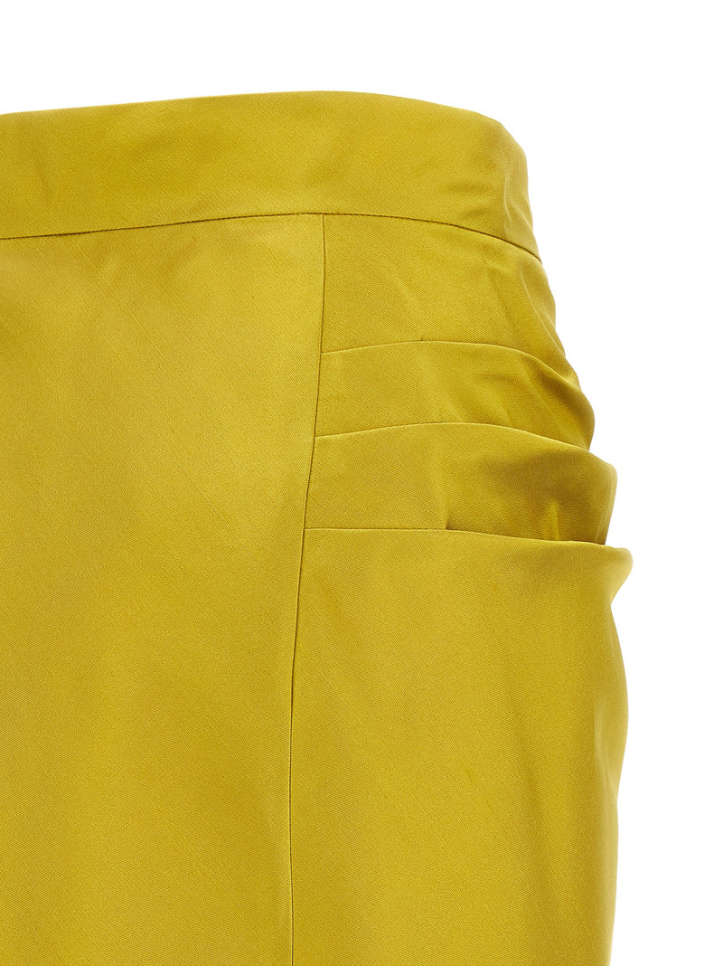 Valentino Garavani Shantung Silk Skirt | Urbalenti™ NYC