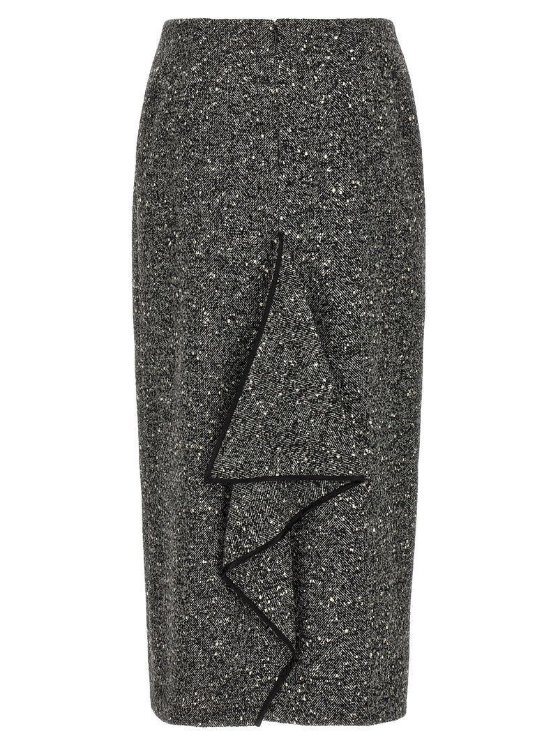 Valentino Garavani Chevron Bouclé Skirt