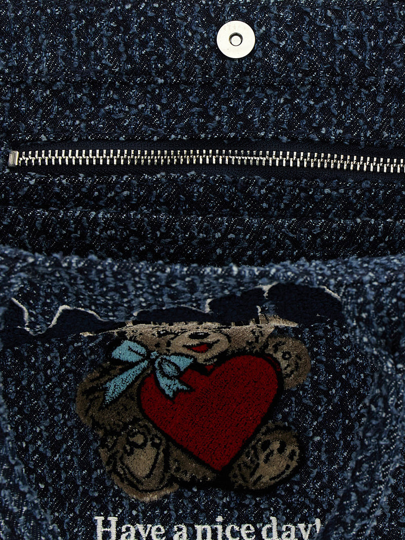 Ganni Ganni Small Bear Shopping Bag