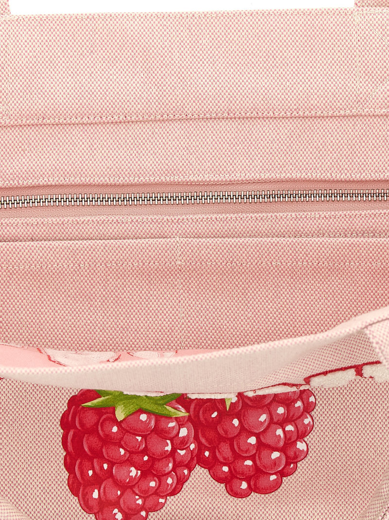 Ganni Ganni Medium Raspberry Shopping Bag
