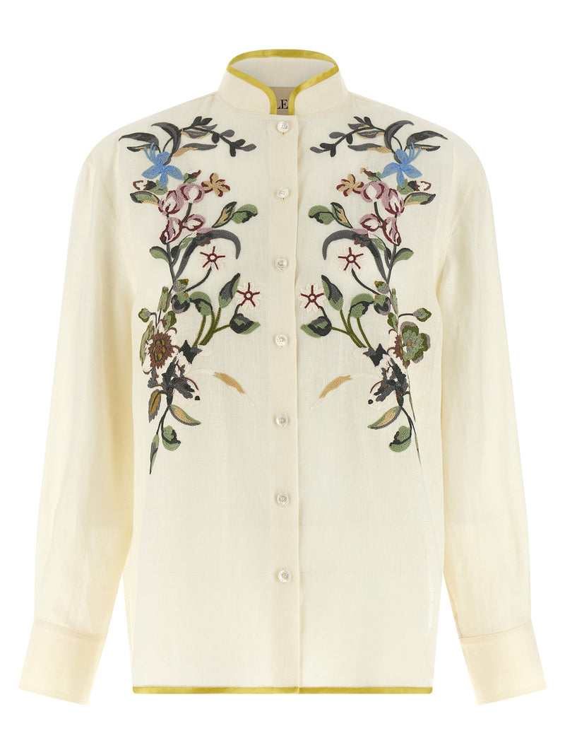 Valentino Garavani Valentino Garavani Floral Embroidery Shirt