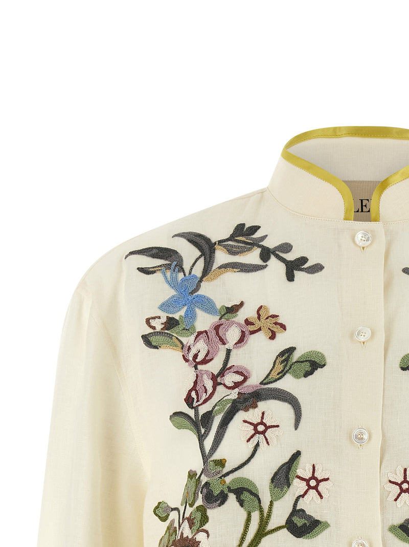 Valentino Garavani Valentino Garavani Floral Embroidery Shirt