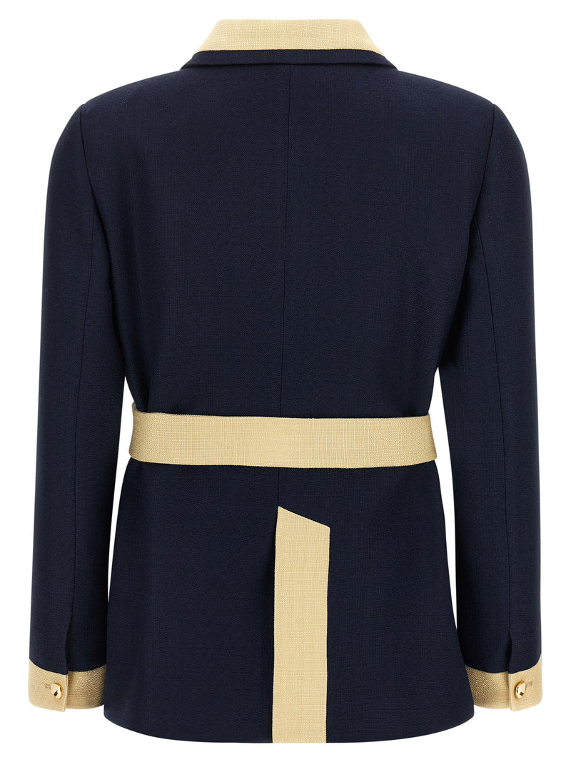 Valentino Garavani Belted Caban - Canvas - Style J7S098TDSV | Urbalenti... | Urbalenti™ NYC