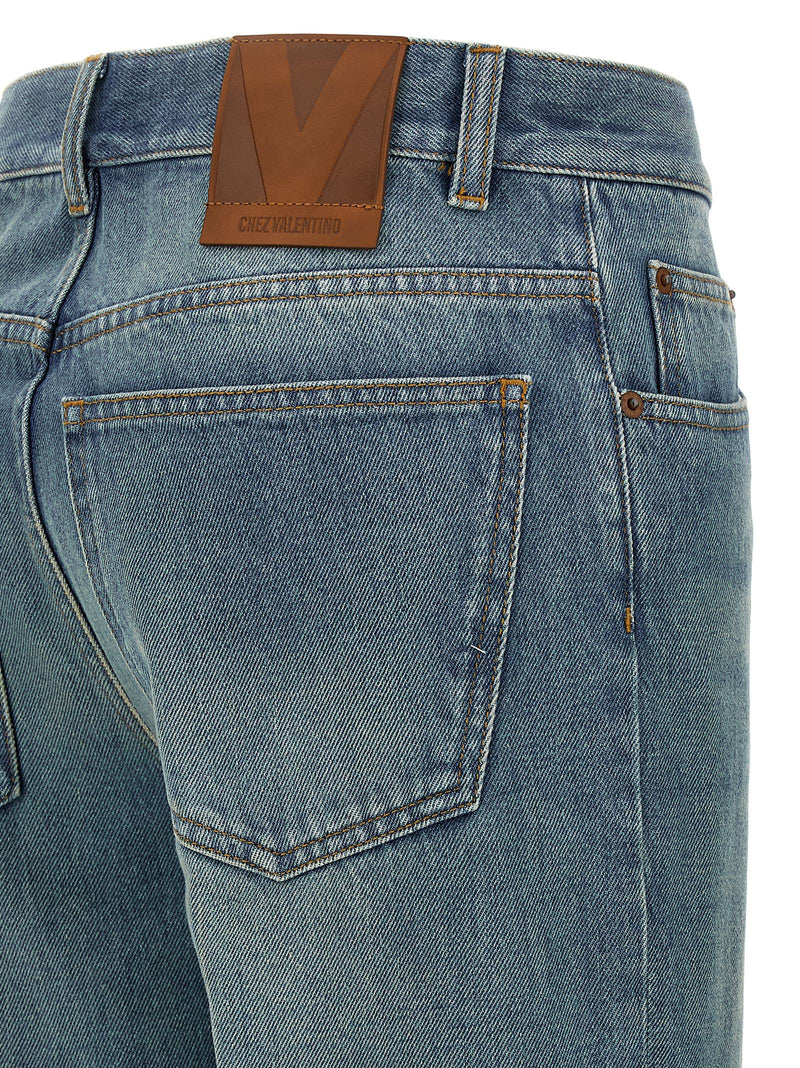 Valentino Garavani Jacquard Jeans | Urbalenti™ NYC