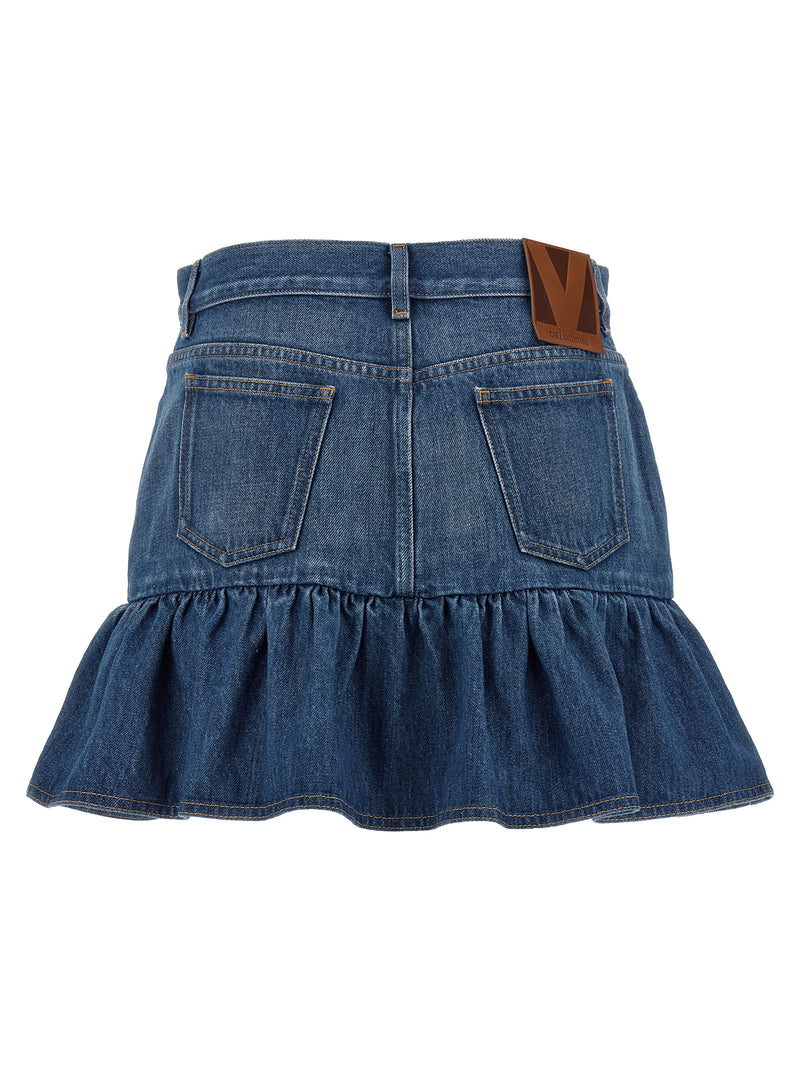 Valentino Garavani Denim Skirt | Urbalenti™ NYC