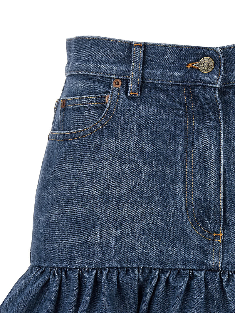 Valentino Garavani Denim Skirt | Urbalenti™ NYC