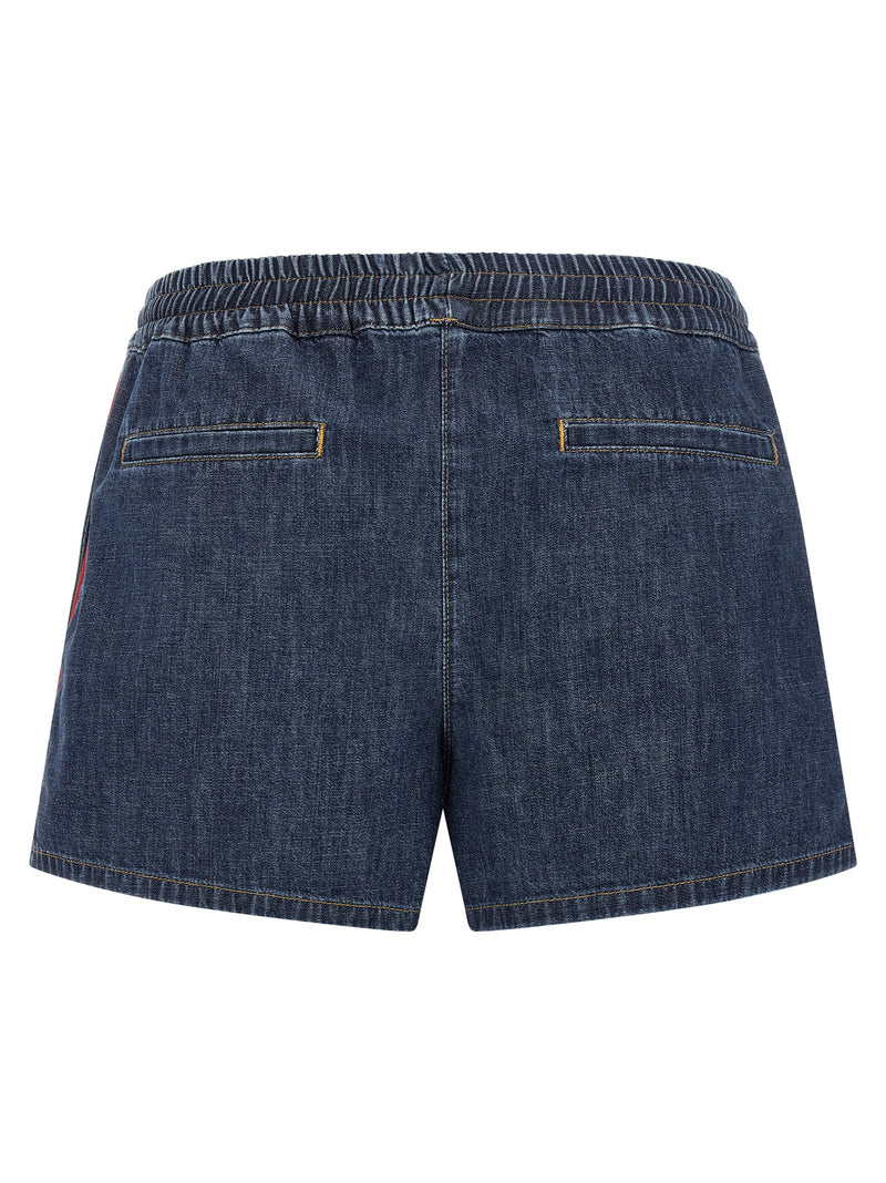 Valentino Garavani Valentino Garavani Chambray Denim Shorts
