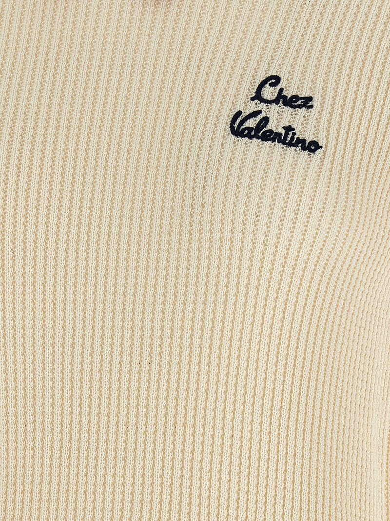 Valentino Garavani Chez Valentino Top - Cotton - Style C66T9JVBRS | Urba... | Urbalenti™ NYC