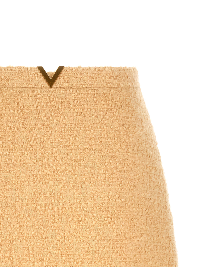 Valentino Garavani Valentino Garavani V Gold Skirt