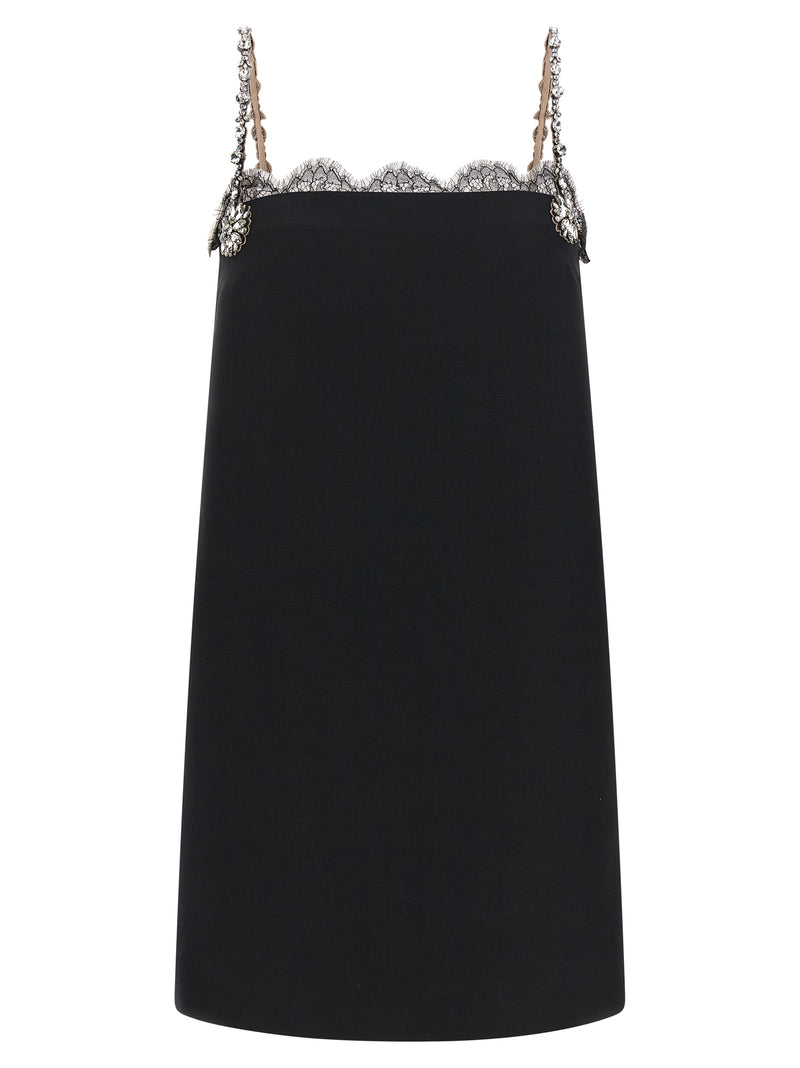 Valentino Garavani Crystal Embroidery Dress | Urbalenti™ NYC