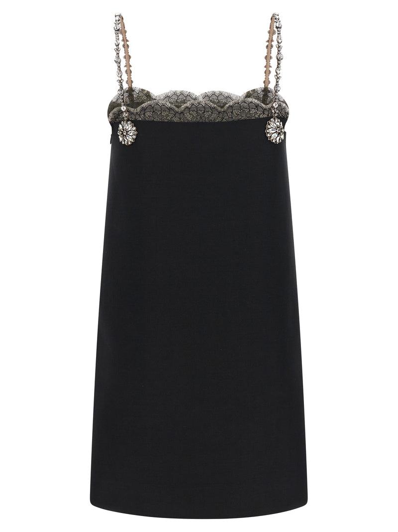 Valentino Garavani Crystal Embroidery Dress | Urbalenti™ NYC