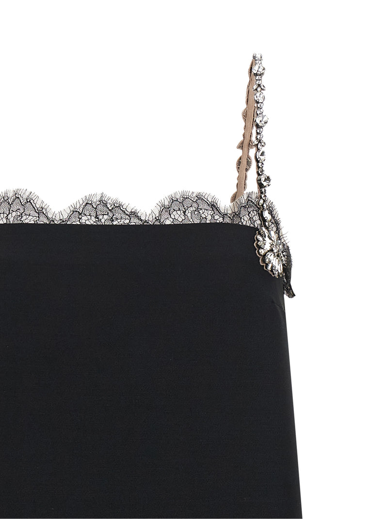 Valentino Garavani Crystal Embroidery Dress | Urbalenti™ NYC