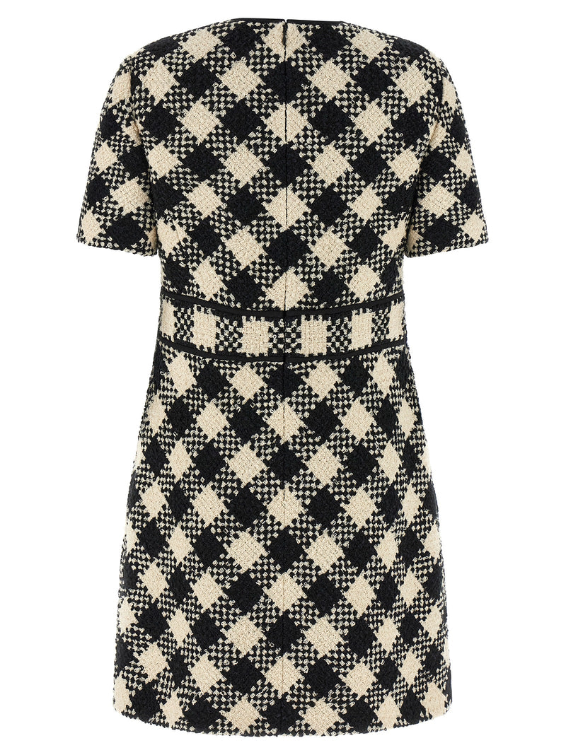 Valentino Garavani Valentino Garavani Damier Tweed Dress