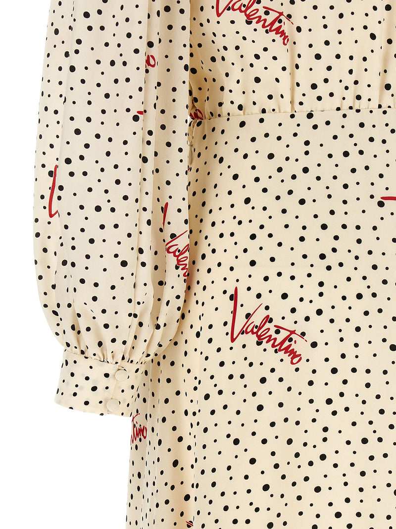 Valentino Garavani Bollicine Print Dress | Urbalenti™ NYC