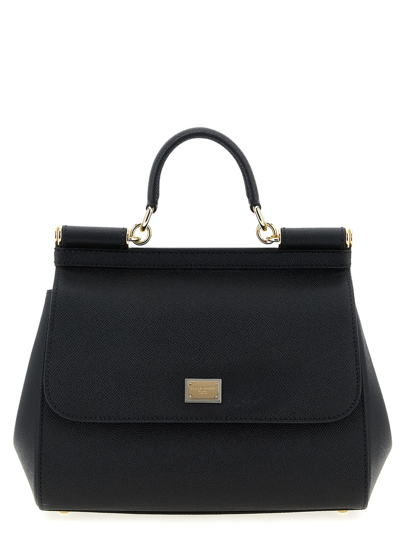 Dolce & Gabbana Sicily Large Handbag - Leather Printed - Style 180999 |... | Urbalenti™ NYC