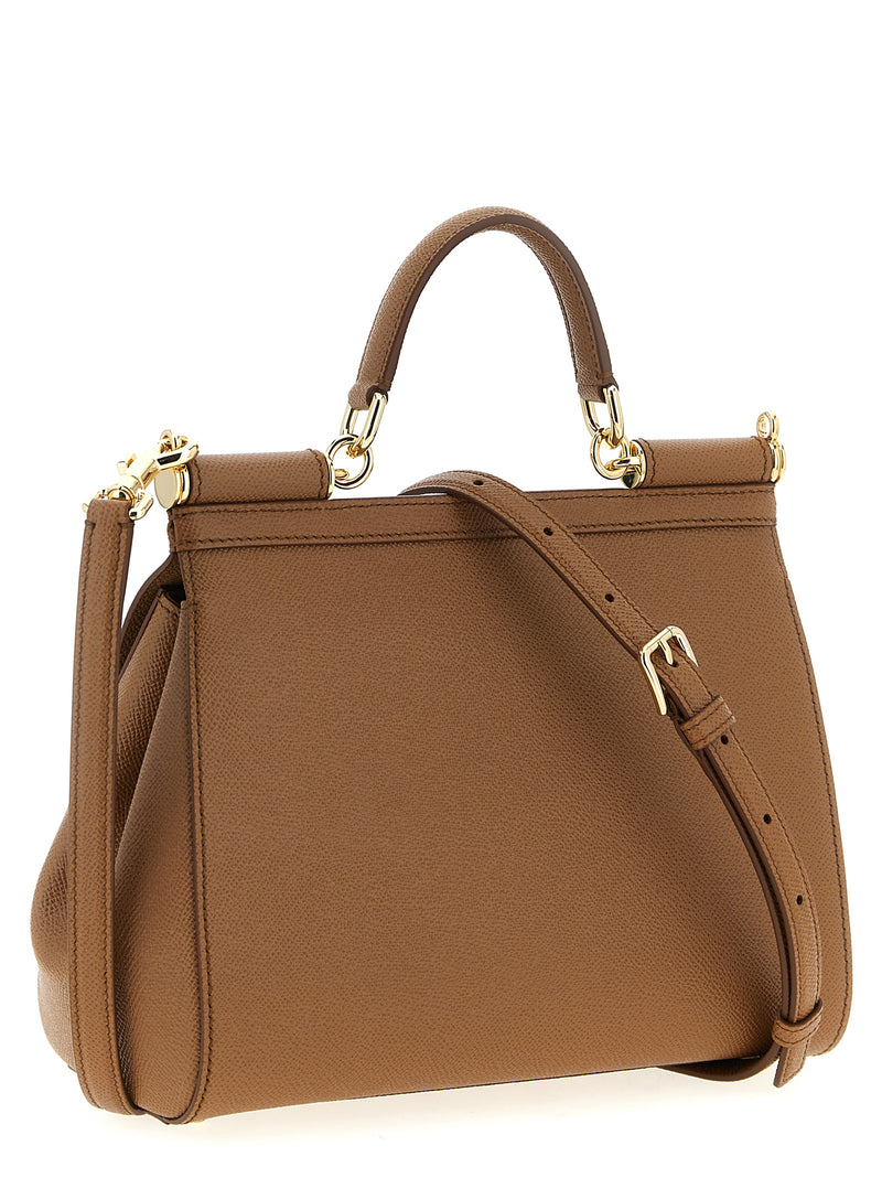 Dolce & Gabbana Sicily Large Handbag - Leather Printed - Style 18M417 | Urbalenti™ NYC