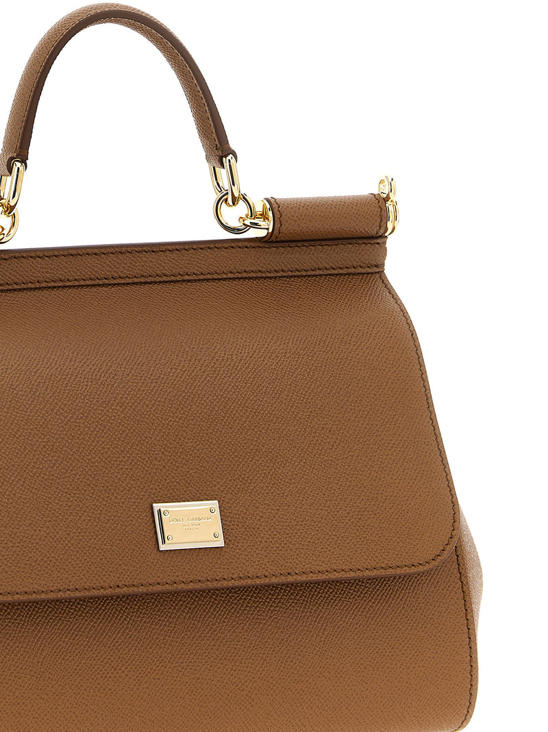 Dolce & Gabbana Sicily Large Handbag - Leather Printed - Style 18M417 | Urbalenti™ NYC
