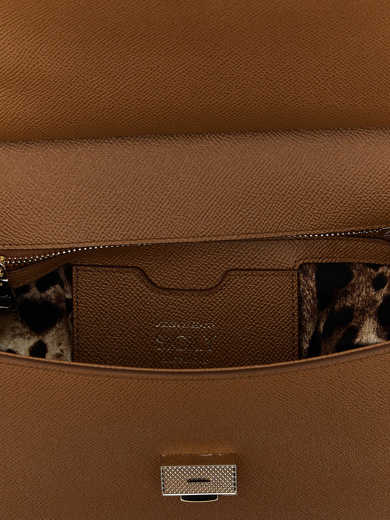 Dolce & Gabbana Sicily Large Handbag - Leather Printed - Style 18M417 | Urbalenti™ NYC