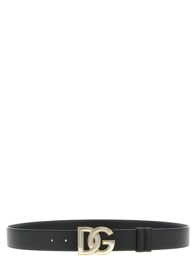 Dolce & Gabbana Reversible ‘dg’ Cross Belt - Leather - Style AG6518B956... | Urbalenti™ NYC