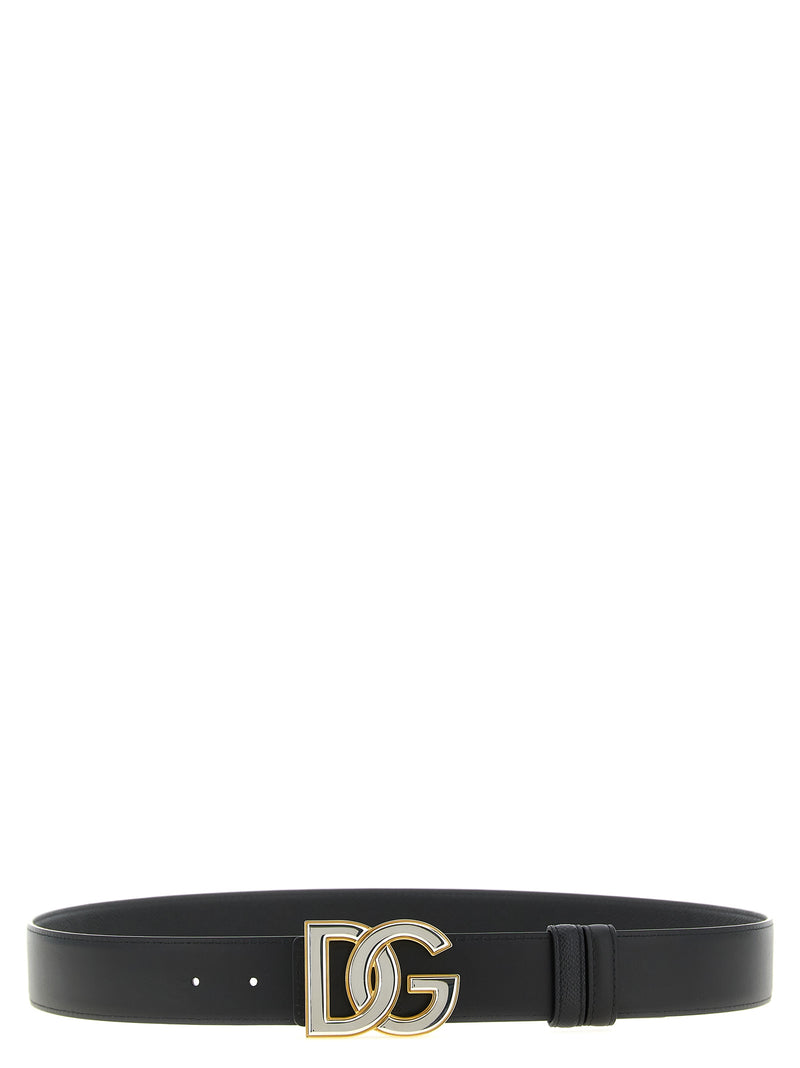 Dolce & Gabbana Reversible ‘dg’ Cross Belt - Leather - Style AG6518B956... | Urbalenti™ NYC