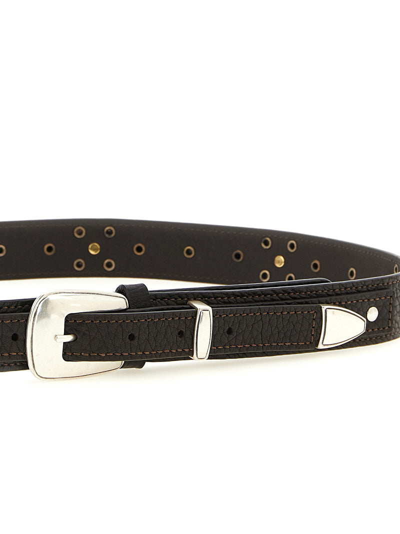 Lemaire Western Belt - Leather - Style LL139BR449 | Urbalenti | Urbalent... | Urbalenti™ NYC