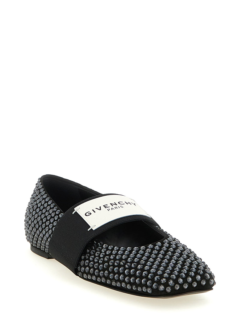 Givenchy Givenchy Sliced Square Ballet Flats