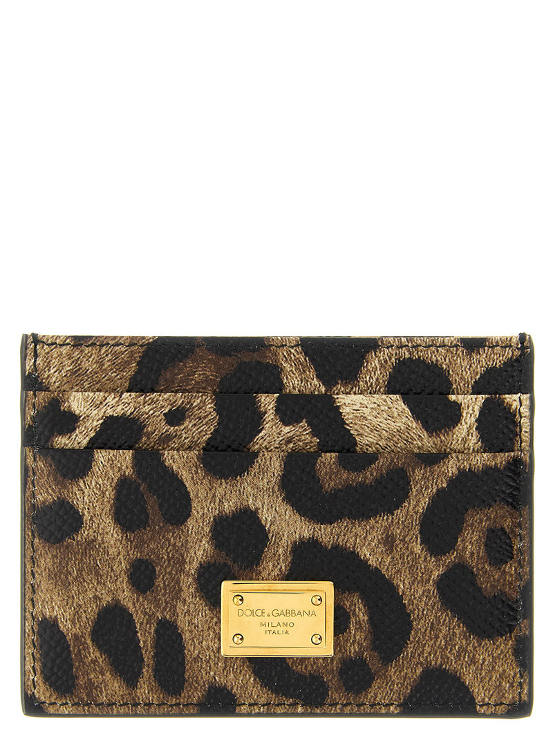 Dolce & Gabbana Dolce & Gabbana Animal Print Card Holder