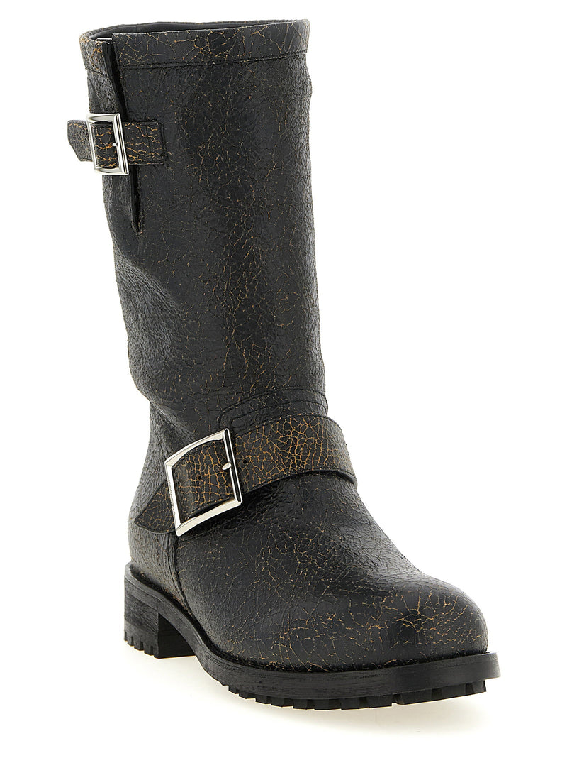 Jimmy Choo Jimmy Choo Biker Mid Ankle Boots