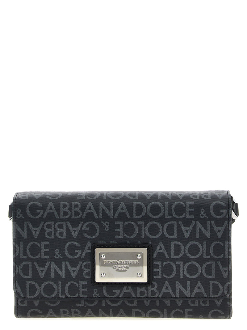 Dolce & Gabbana Coated Jacquard Crossbody Bag | Urbalenti™ NYC