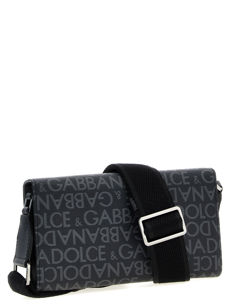 Dolce & Gabbana Coated Jacquard Crossbody Bag | Urbalenti™ NYC