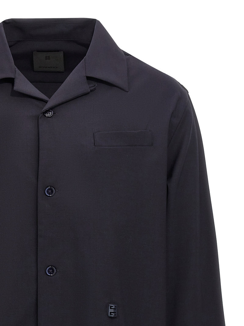 Givenchy Givenchy Logo Plaque Shirt