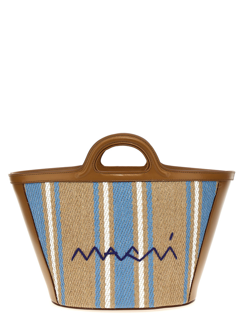 Marni Tropicalia Small Handbag - Leather Striped | URBALENTI™ NYC