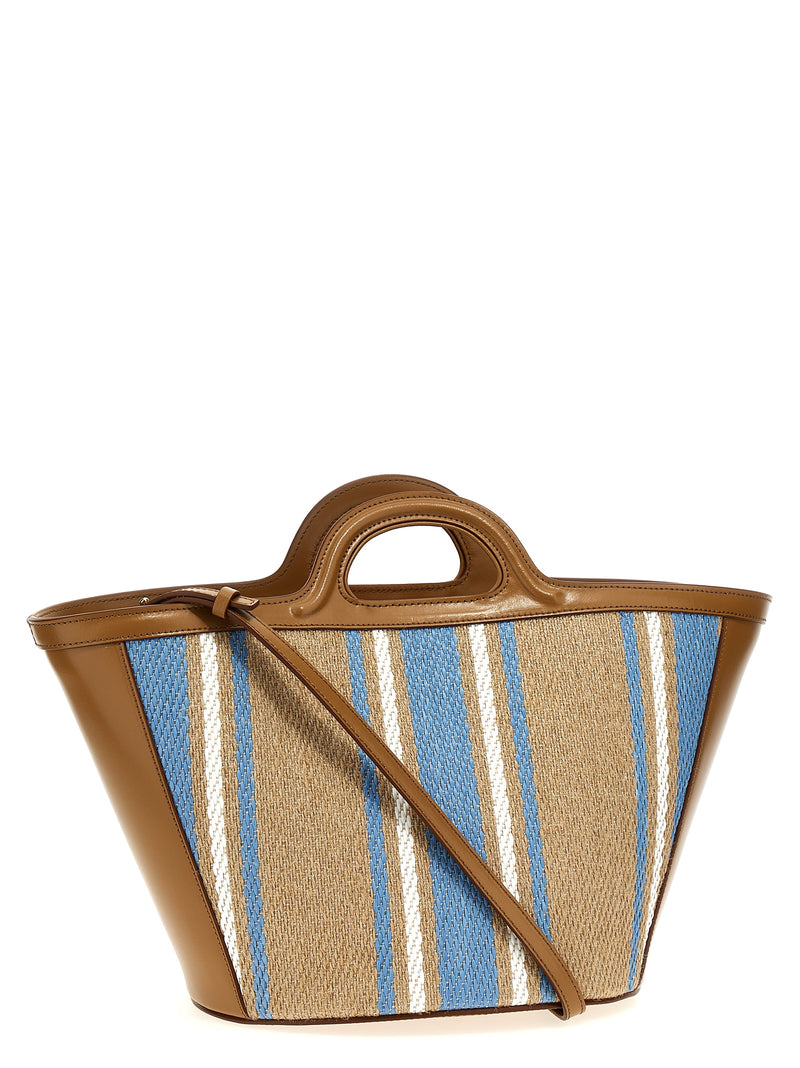 Marni Tropicalia Small Handbag - Leather Striped | URBALENTI™ NYC