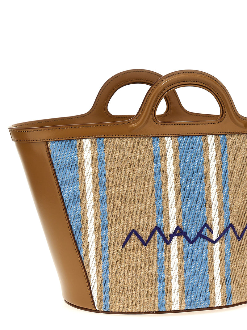 Marni Tropicalia Small Handbag - Leather Striped | URBALENTI™ NYC