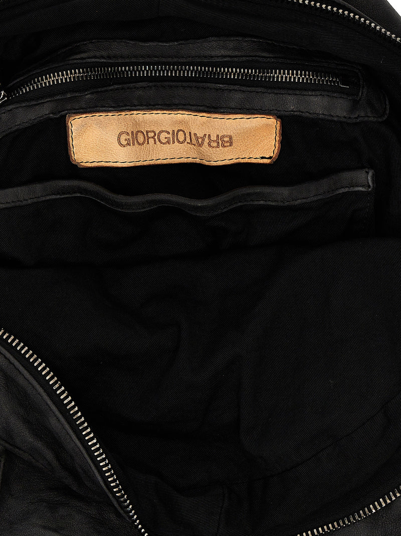 Giorgio Brato Leather Backpack Variant 3 | Urbalenti™ NYC