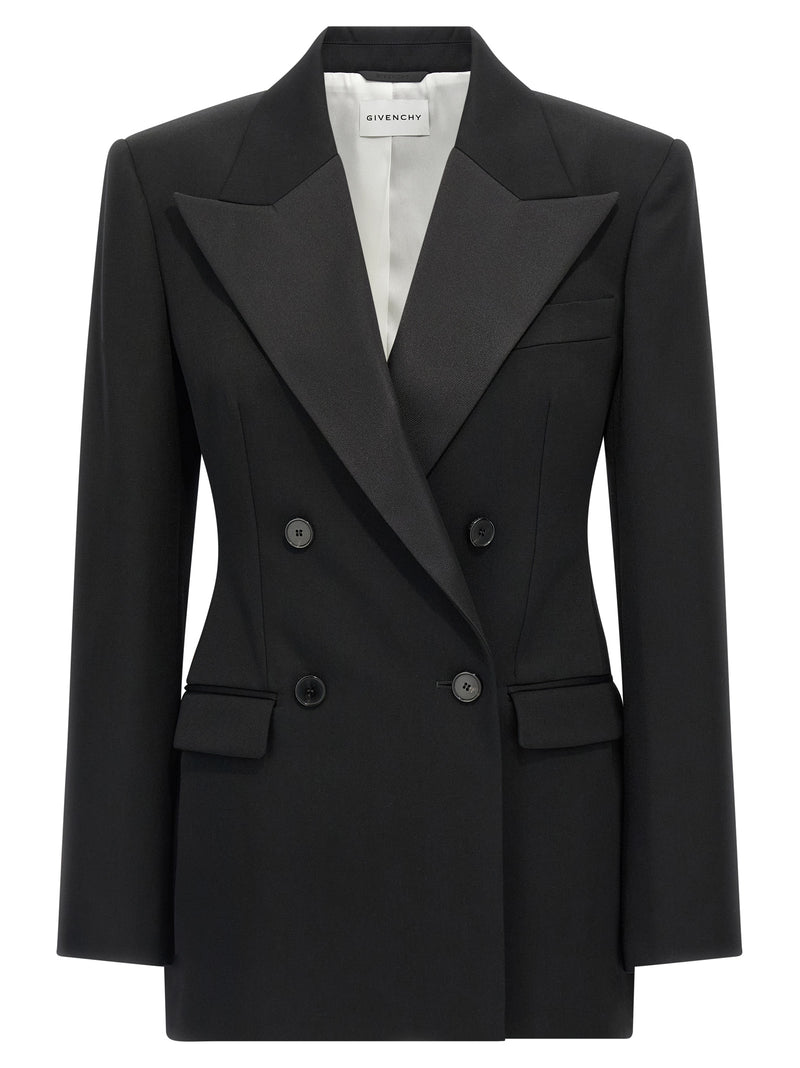 Givenchy Givenchy Satin Lapel Blazer