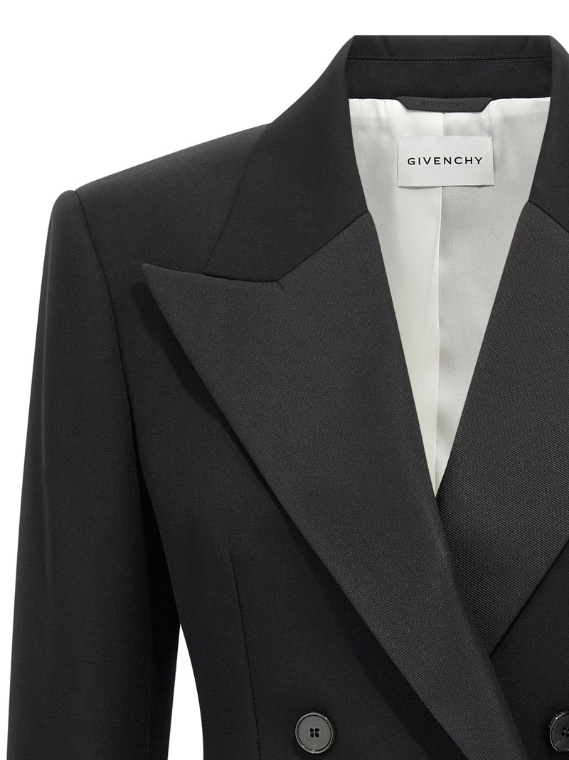Givenchy Givenchy Satin Lapel Blazer