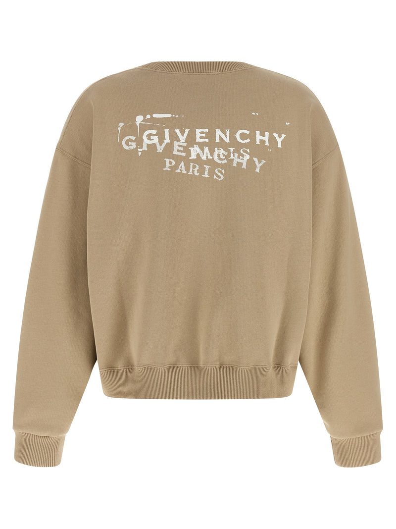 Givenchy Givenchy Logo Stamp Sweatshirt