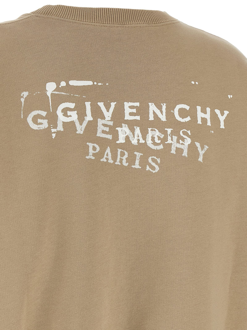 Givenchy Givenchy Logo Stamp Sweatshirt