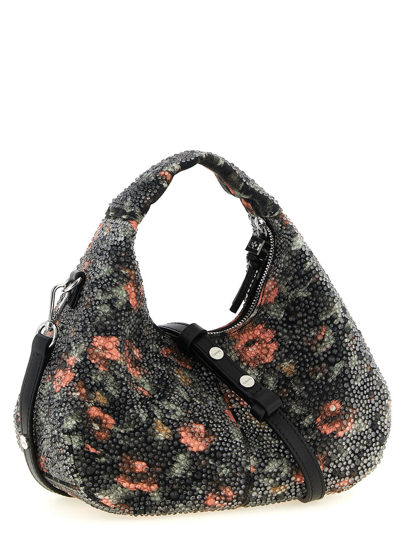 Ganni Ganni Mini Hobo Flowers Handbag